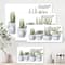 Designart - Cactus and Succulent House Plants V - Farmhouse Canvas Wall Art Print